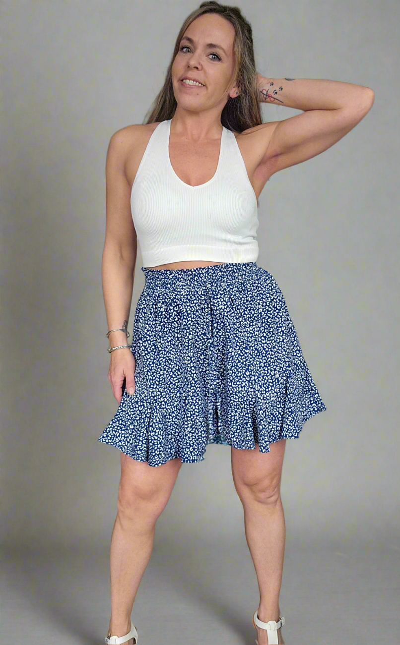 Blue Skort