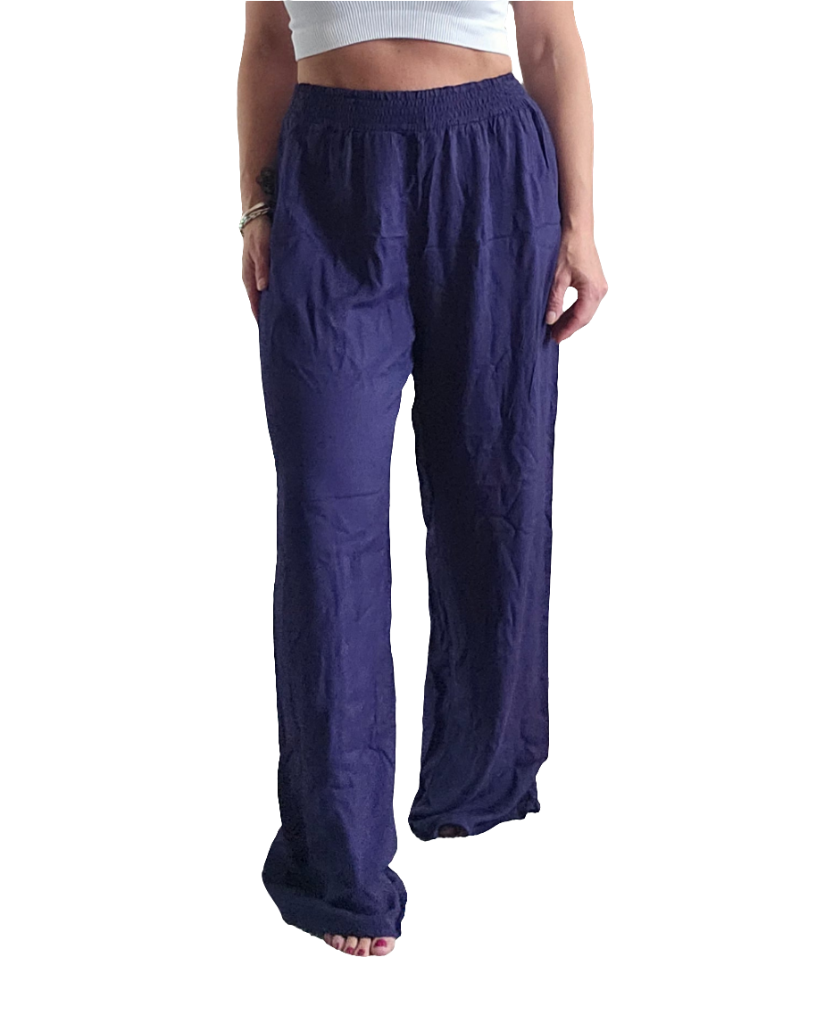 Navy Relaxed Pants