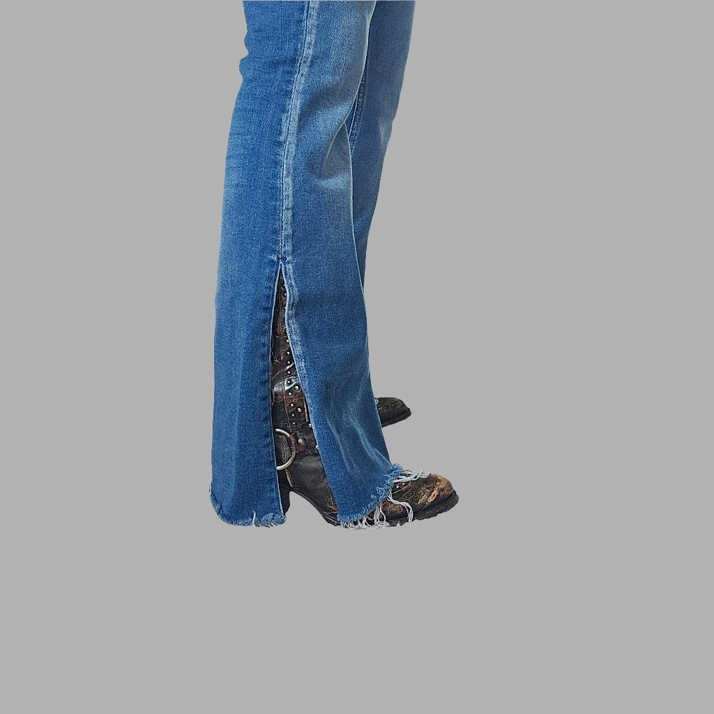 Frayed Top Jeans