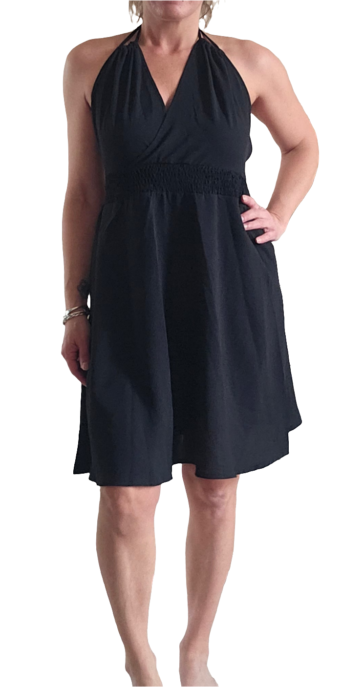 Sheer Little Black Dress
