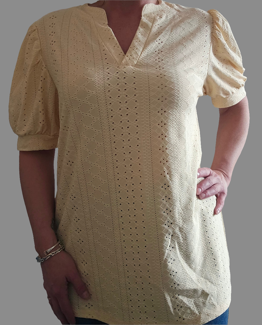 Pale Yellow Blouse