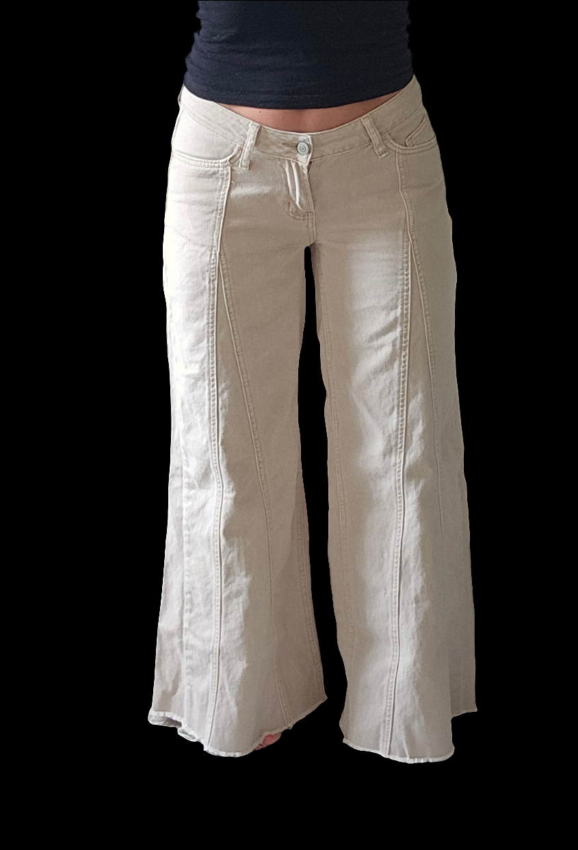 Khaki Low Rise Jeans
