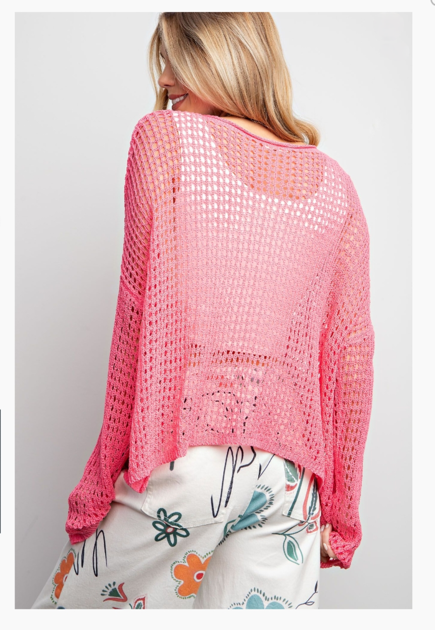 Easel Knitted Sweater Top