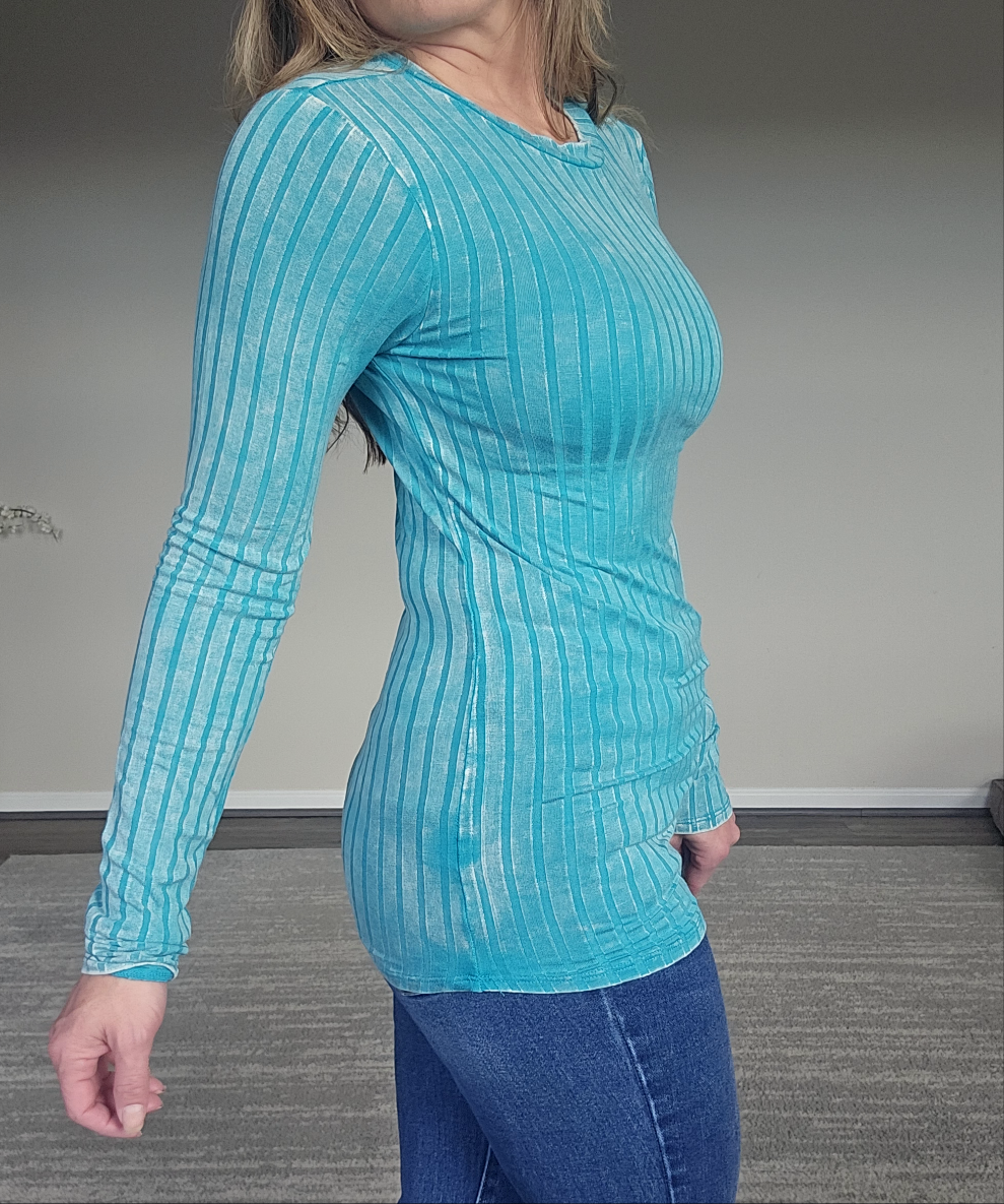 Ribbed Long-sleeve