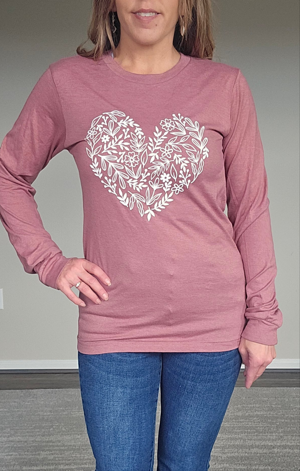 Long Sleeve Heart Shirt