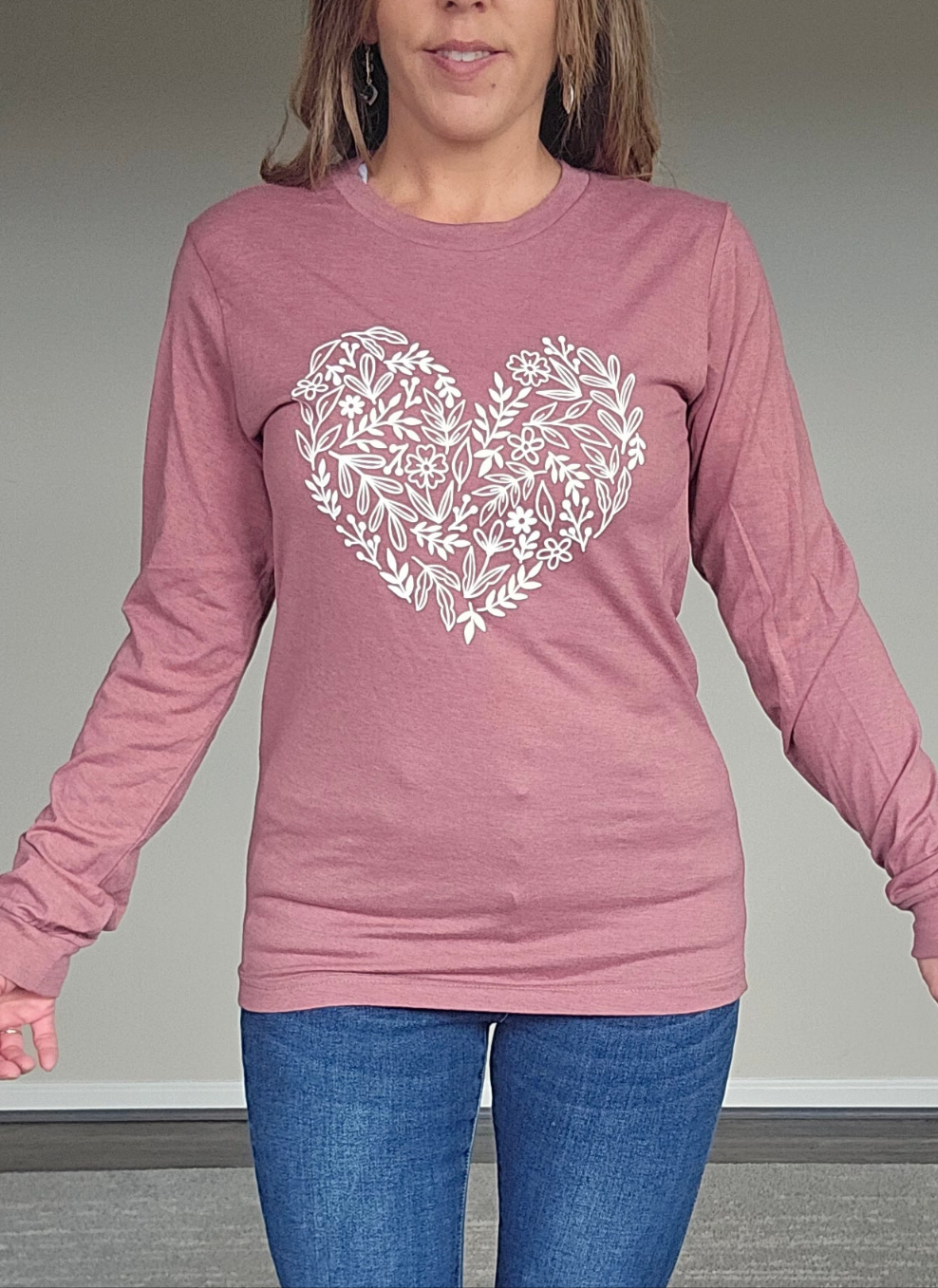 Long Sleeve Heart Shirt