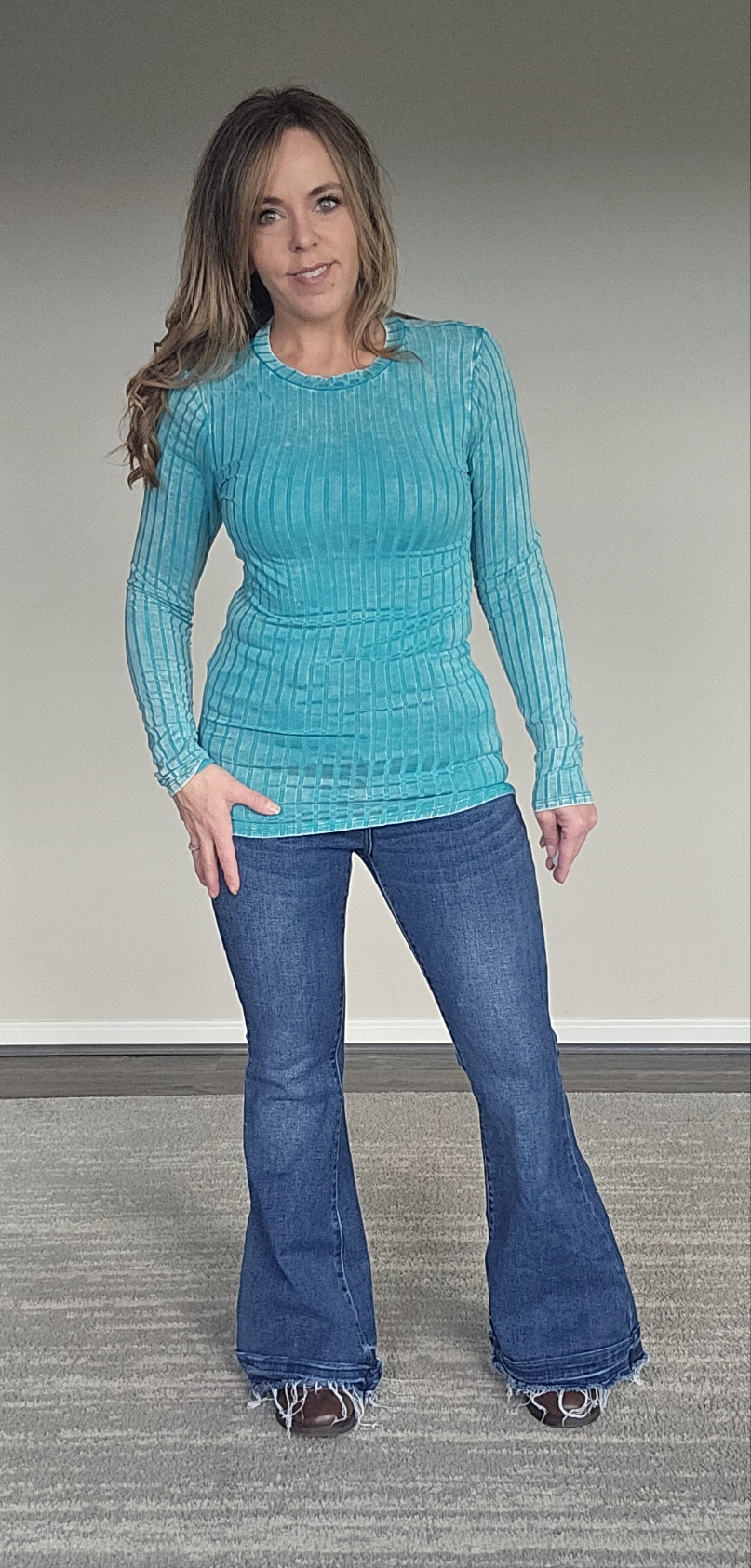 Ribbed Long-sleeve