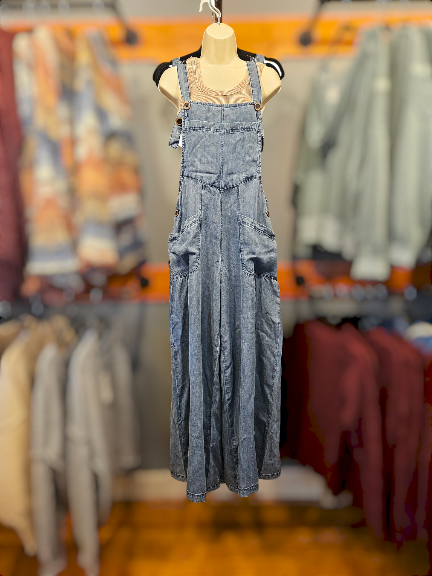 Denim Overalls