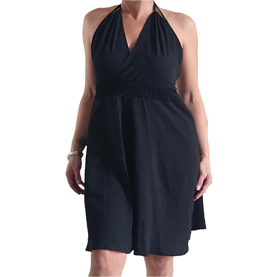 Sheer Little Black Dress