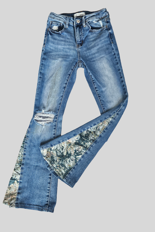 Vervet Flower Bootcut