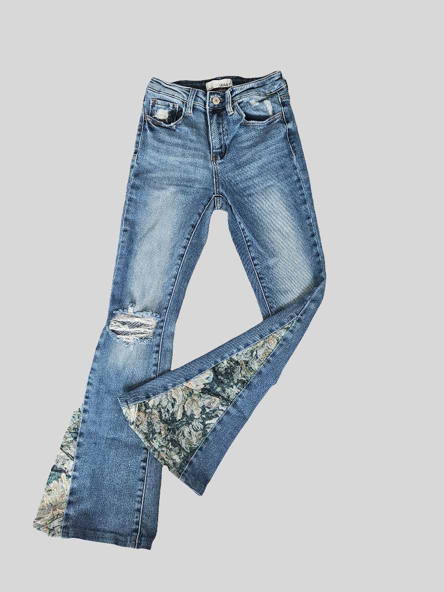 Vervet Flower Bootcut