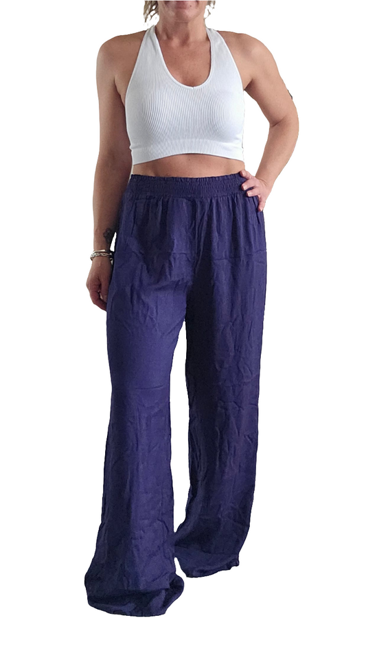 Navy Relaxed Pants