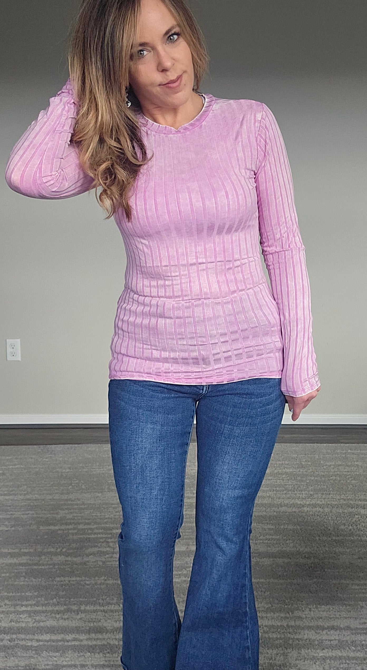 Ribbed Long-sleeve