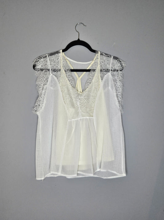 Lace Sheer Blouse